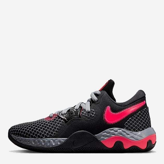 Nike Чоловічі кросівки для баскетболу  Renew Elevate II CW3406-008 44 (10US) 28 см Black/Siren Red-Pink P - зображення 1