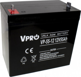   Volt Polska VPRO 55 Ah 12V AGM VRLA (6AKUAGM055)