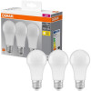 Osram LED BASE A60 14W 2700К E27 3 шт (4058075819412) - зображення 1