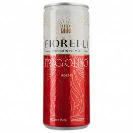   Fiorelli Вино ігристе  Fragolino Rosso червоне солодке, 7%, 250 мл (8002915006087)