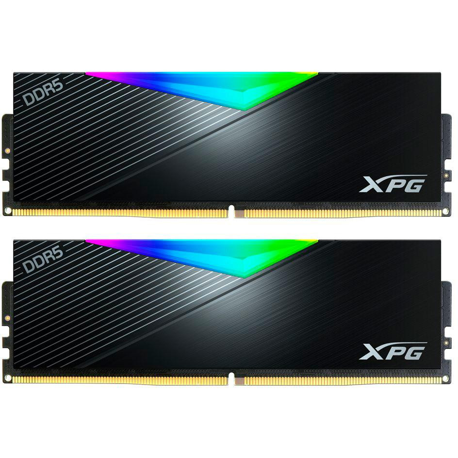 ADATA 32 GB (2x16GB) DDR5 6400 MHz XPG Lancer RGB (AX5U6400C3216GDCLARBK) - зображення 1