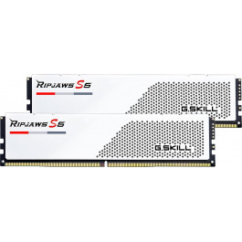   G.Skill 32 GB (2x16GB) DDR5 5600 MHz Ripjaws S5 White (F5-5600J4040C16GX2-RS5W)