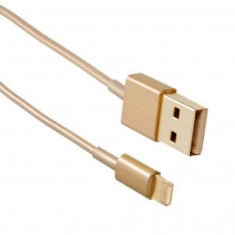   Drobak USB 2.0 AM – Lightning 1.0м Gold (215341)