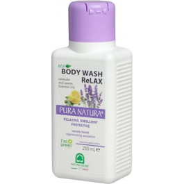   Pura Natura Гель для душу  Eco Body Wash ReLax Lavender&Lemon Essential Oils Розслабляючий 250 мл (8000921214106