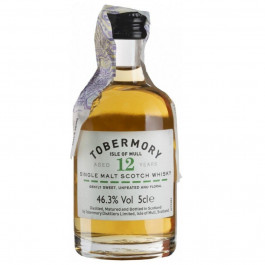   Tobermory Віскі  Single Malt Scotch Whisky, 12 yo, 46,3%, 0,05 л (5029704219728)