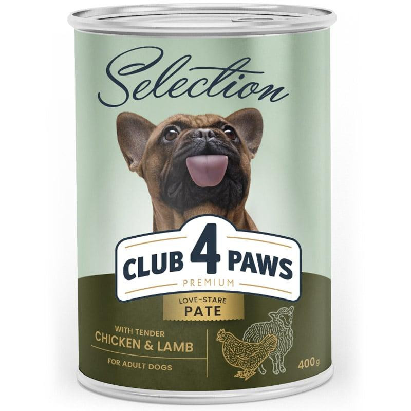 Клуб 4 лапи Premium Selection Adult Dog Chicken Turkey Pate 400 г (4820215368681) - зображення 1