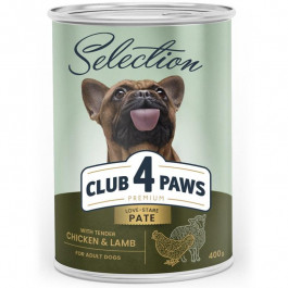   Клуб 4 лапи Premium Selection Adult Dog Chicken Turkey Pate 400 г (4820215368681)