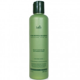 Lador Органический шампунь  Pure Henna Shampoo с ментолом и бесцветной хной 200 мл (8809187041057)