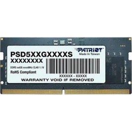 PATRIOT 8 GB SO-DIMM DDR5 5600 MHz (PSD58G560041S)