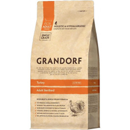 Grandorf Adult Sterilized Turkey & Brown Rice 2 кг (5407007851324)