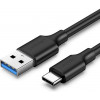 UGREEN US184 USB-A to Type-C QC3.0 0.5m Black (20881) - зображення 1