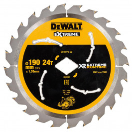   DeWALT Диск пильный DeWALT XR Flexvolt EXTREME, 190 мм 24z (ATB R) с ромбовидной посадкой