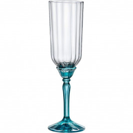Bormioli Rocco Келих для шампанського  Florian lucent blue, 210 мл, прозорий з блакитним (199421BCG021990)