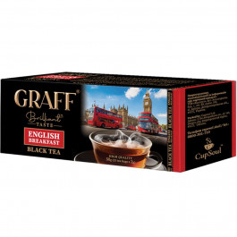   Graff Чай чорний  English Breakfast в пакетиках 50 г (25 шт. х 2 г) (4820279610115)