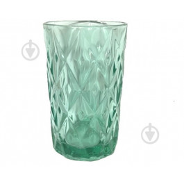 Helios Набір склянок для води  "Бірюза" 6шт. 350 мл, кольорове скло (6461)