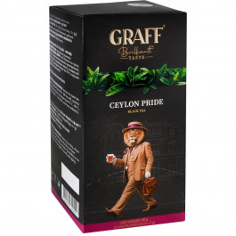   Graff Чай  Ceylon pride Чорний Байховий 20 пакетиків х 2 г (4820279610450)