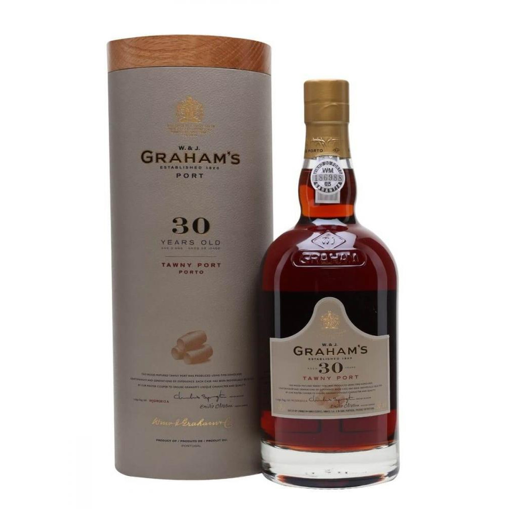 Graham's Вино кріплене портвейн Grahams. 30 років Тоні червоне 0,75 в тубусі (5010867400146) - зображення 1