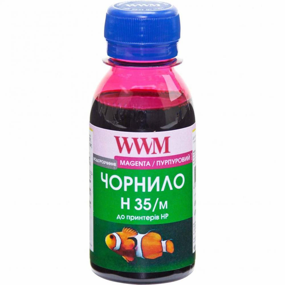 WWM Чернила для HP №22/134/121 100г Magenta Водорастворимые (H35/M-2) - зображення 1