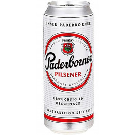 Paderborner Пиво  Pilsеner світле, 4,8%, 0,5 л (415766) (4101120015106)