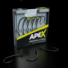   RidgeMonkey Ape-X Medium Curve Hook - Barbed №04 / 10pcs (RMT251)