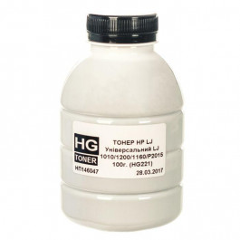 HG toner Тонер HP LJ Universal 1010/1200/1160/P2015 100г (HG221-100)