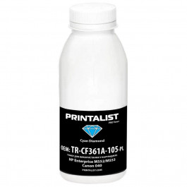 Printalist Тонер HP Enterprise M552/M553, Canon 040, 105г Cyan (TR-CF361A-105-PL)