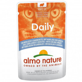Almo Nature Daily Cat Cod Shrimps 70 г (8001154125832)