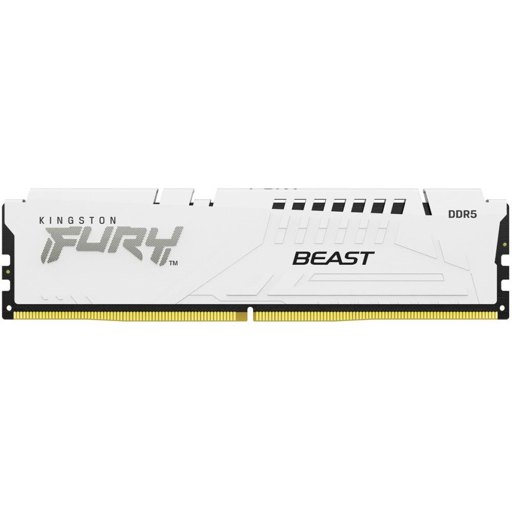 Kingston FURY 16 GB DDR5 6400 MHz Beast White (KF564C32BW-16) - зображення 1