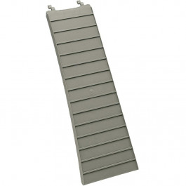 Ferplast Пластиковая лесенка FPI 4898 Ladder Corner Grey для хорьков, серая, 38,5x14x1,6 см (84898021