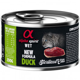 Alpha Spirit Duck Sterilized Cat 200 г (as311155)