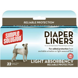 Simple Solution Diapers Liners Light - гигиенические прокладки Симпл Солюшн для собак 22 шт (ss10608)