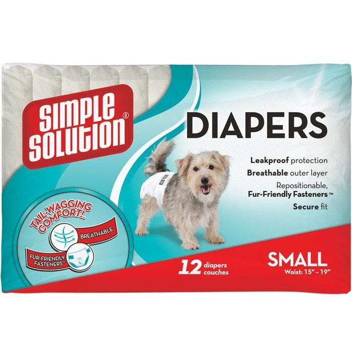 Simple Solution Disposable Diapers - подгузники Симпл Солюшн для собак S (ss10583) - зображення 1