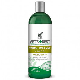 Vet's Best Oatmeal Medicated Shampoo - шампунь от перхоти для собак 470 мл (vb10344)