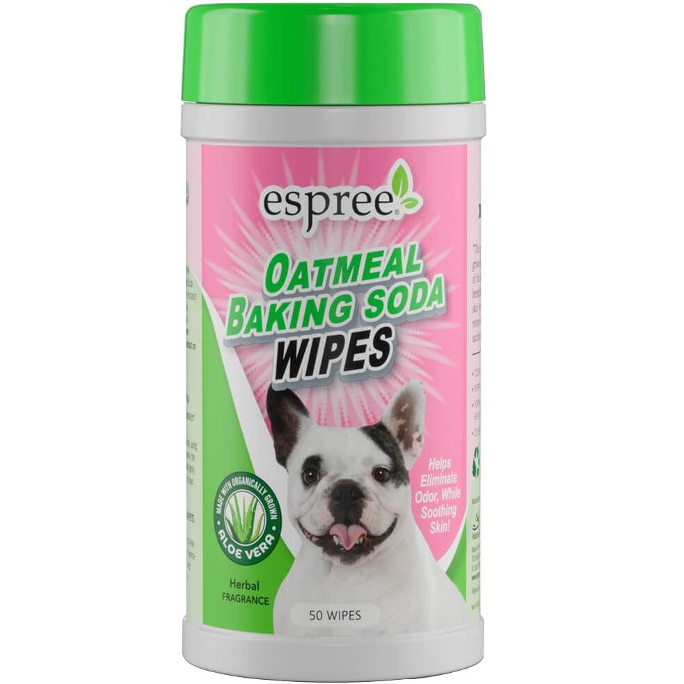 Espree Oatmeal Baking Soda Wipes - салфетки Эспри для собак 50 шт (e01425) - зображення 1