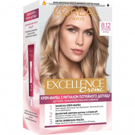 L'Oreal Paris Стійка крем-фарба для волосся&apos;Oreal Paris Excellence Creme 8.12 – Містичний блонд