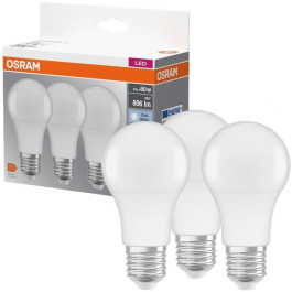 Osram LED Classic A 8.5W 4000K 800LM E27 3 шт (4058075127531)