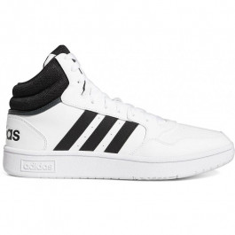   Adidas Кеди hoops 3.0 mid cblack/cblack/ftwwht (GW3019) 10 Білий