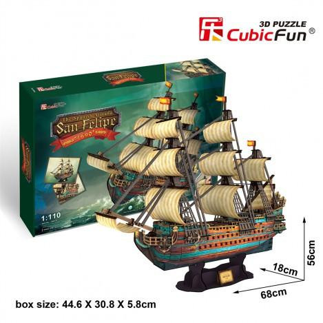 Cubic Fun Іспанська армада Сан Феліпе (T4017h) - зображення 1