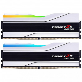   G.Skill 32 GB (2x16GB) DDR5 6400 MHz Trident Z5 Neo RGB Matte White (F5-6000J3036G32GX2-TZ5NRW)