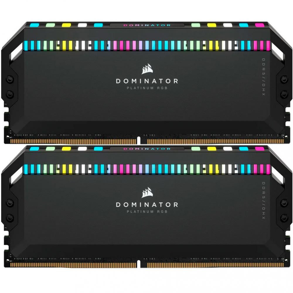 Corsair 32 GB (2x16GB) DDR5 6000 MHz Dominator Platinum RGB (CMT32GX5M2E6000C36) - зображення 1