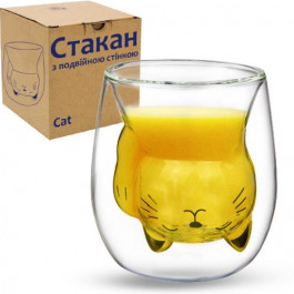 S&T Склянка з подвійною стінкою  Cat, 190 мл (202-41)