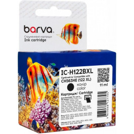   Barva Картридж HP 122XL (CH563HE) 11 мл, чорний CI-BAR-HP-CH563HE-B (IC-H122BXL)