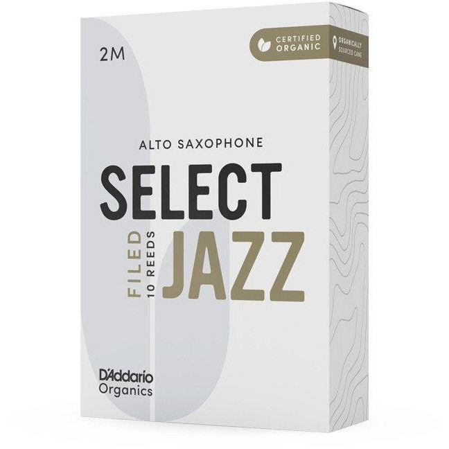 RICO Трости для альт саксофона SelectJazz толщина 2 Medium, (10 шт) (RSF10ASX2M) - зображення 1