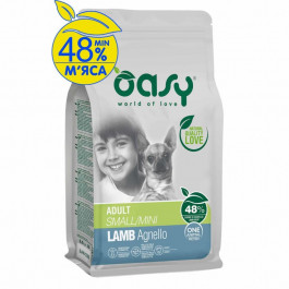   OASY One Animal Protein ADULT Small/Mini з ягням 2.5 кг (8053017348551)