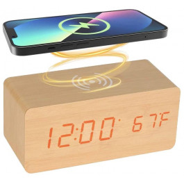   UFT Wood Wireless clock