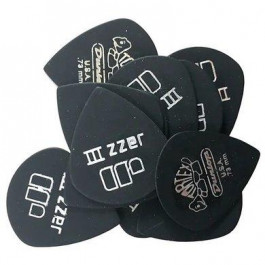 Dunlop Медіатори Tortex Pitchblack Jazz III 0.73мм (12 шт)