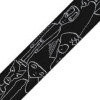 Planet waves PW50JS05 Joe Satriani Guitar Strap Silver Sketches - зображення 3