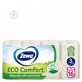   Zewa Туалетний папір  Eco Comfort 3 шари 16 рулонів (7322542226902)