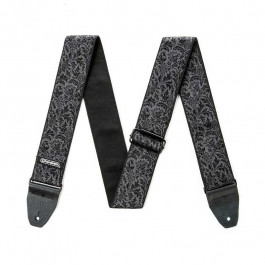   Dunlop Ремень для гитары D6714 Jacquard Black Thistle Strap