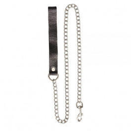   Slash Повідець Leather Leash, Black (KVL-280178)